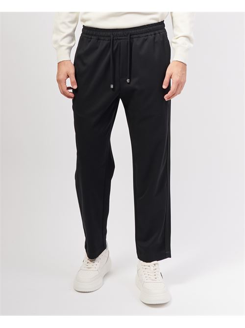 Pantalon en tissu John Richmond avec ?lastique RICHMOND X | UMA24194PABLACK